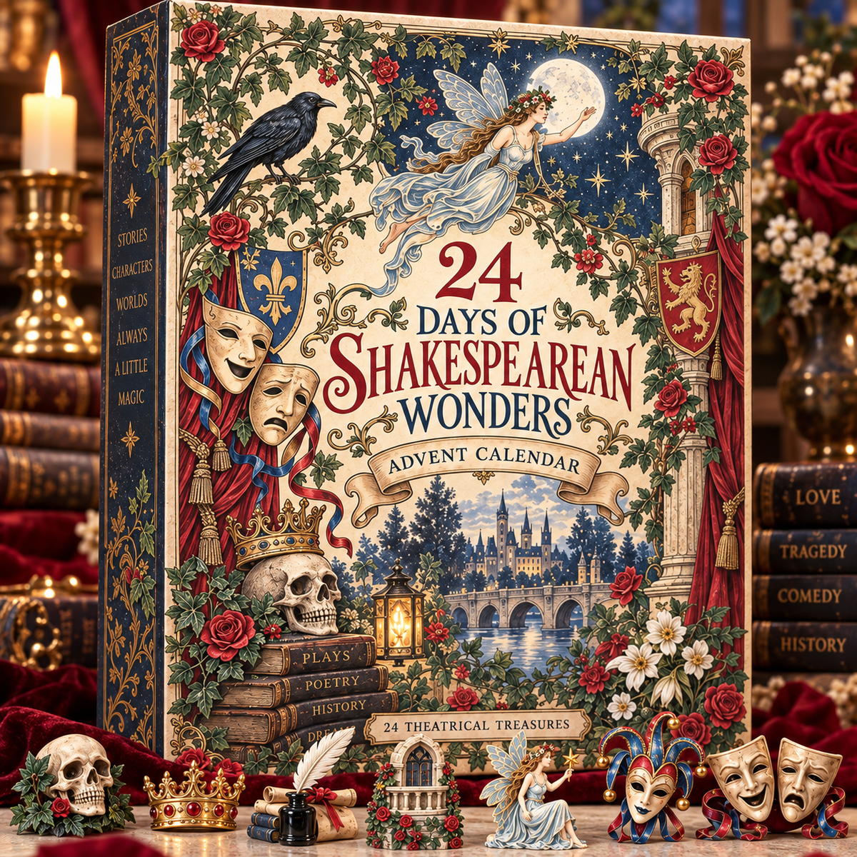 A Shakespearean Christmas Advent Calendar – 24 Days of Theatre, Tales & Tiny Treasures