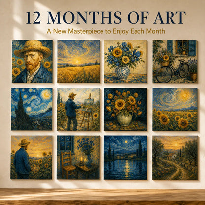 🎨 A Year of Van Gogh: 2027 Wall Calendar with 12 Stunning Paintings