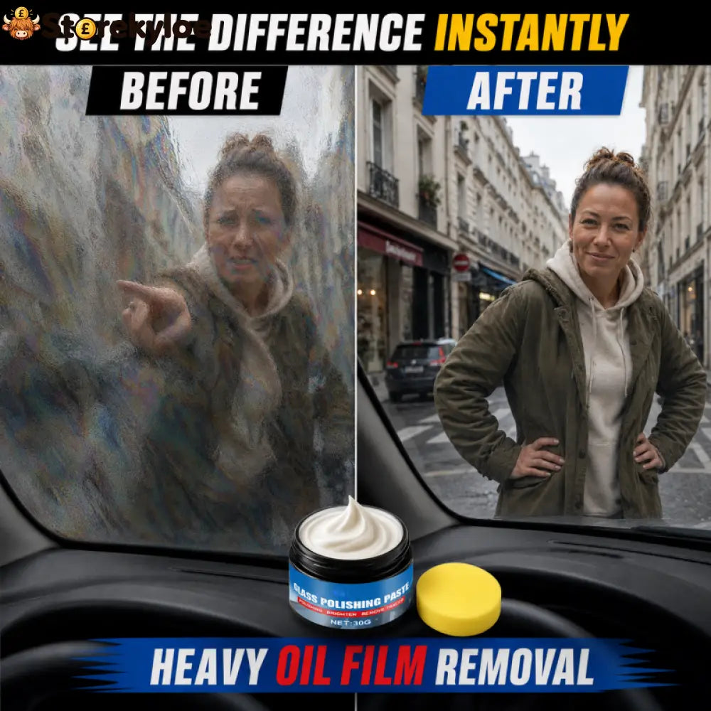 Car Glass Oil Film Remover Paste - Car Accessories