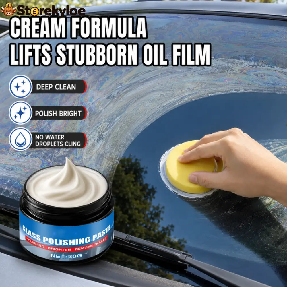 Car Glass Oil Film Remover Paste - Car Accessories