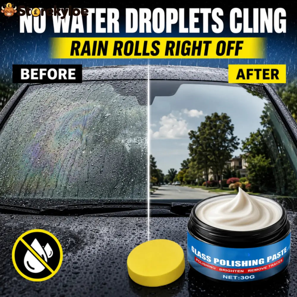 Car Glass Oil Film Remover Paste - Car Accessories