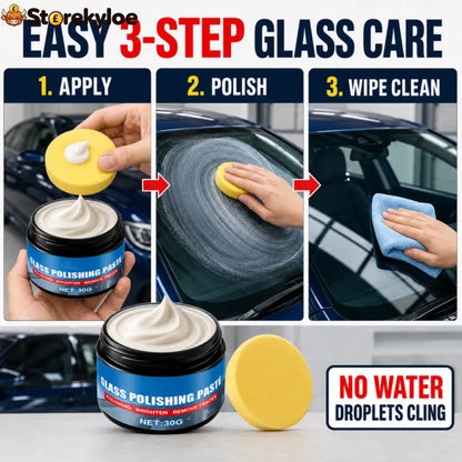 Car Glass Oil Film Remover Paste - Car Accessories