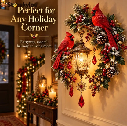 🐦 Cardinal Christmas Lantern – A Warm Light for Love Family & Christmas Memories