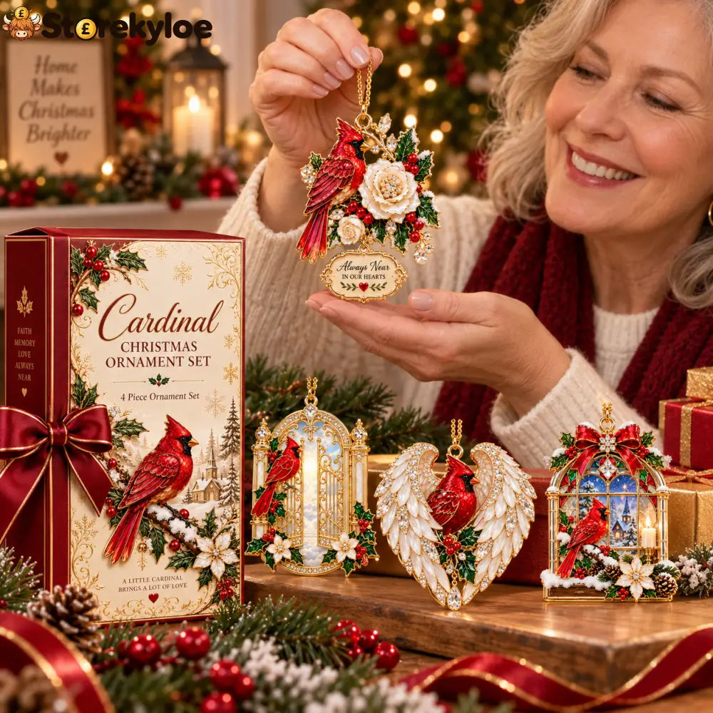 Cardinal Christmas Ornament – Red Bird Holiday Keepsake Meaningful Memorial Gift for Family & Loved Ones