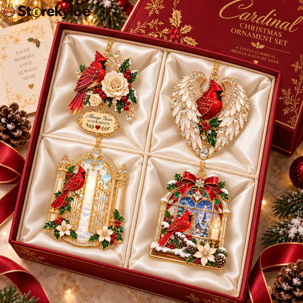 Cardinal Christmas Ornament – Red Bird Holiday Keepsake Meaningful Memorial Gift for Family & Loved Ones