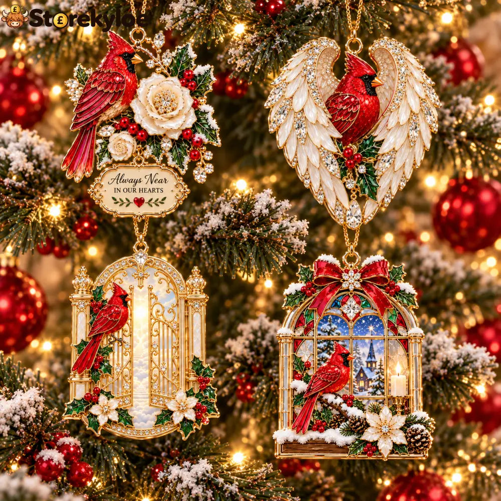 Cardinal Christmas Ornament – Red Bird Holiday Keepsake Meaningful Memorial Gift for Family & Loved Ones - 🎁 All