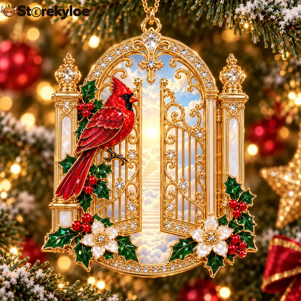 Cardinal Christmas Ornament – Red Bird Holiday Keepsake Meaningful Memorial Gift for Family & Loved Ones - ✨ Heaven’s