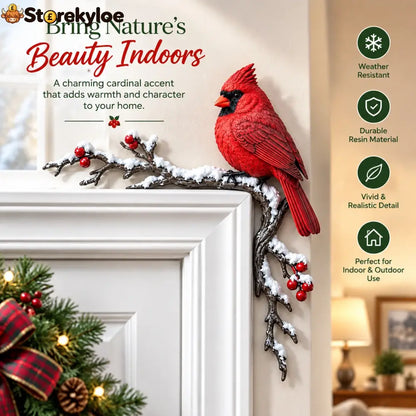 ✨Cardinal Winter Door Topper