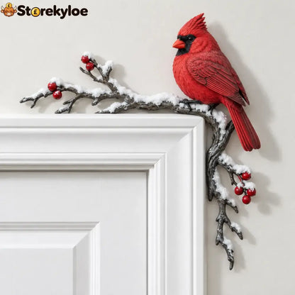 ✨Cardinal Winter Door Topper