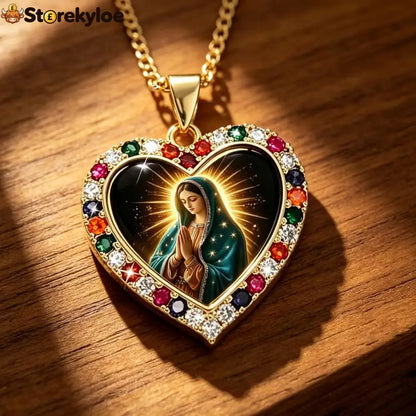 ✨ Carry Divine Blessing | Sacred Heart Guadalupe Necklace