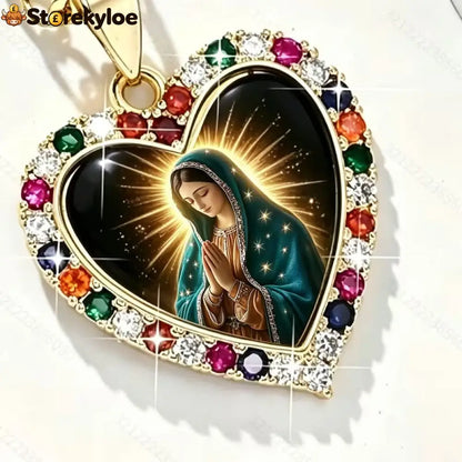 ✨ Carry Divine Blessing | Sacred Heart Guadalupe Necklace