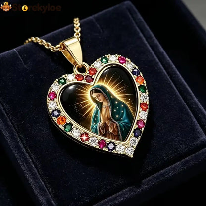 ✨ Carry Divine Blessing | Sacred Heart Guadalupe Necklace - BUY 1