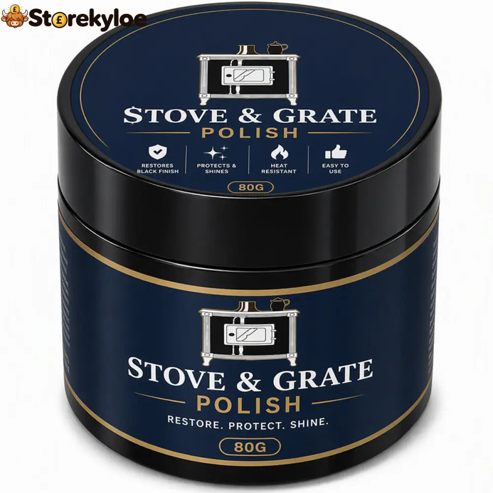 Cast Iron Stove Polish with Sponge - 80g+ Sponge / BUY 1 - Tools & Gadgets