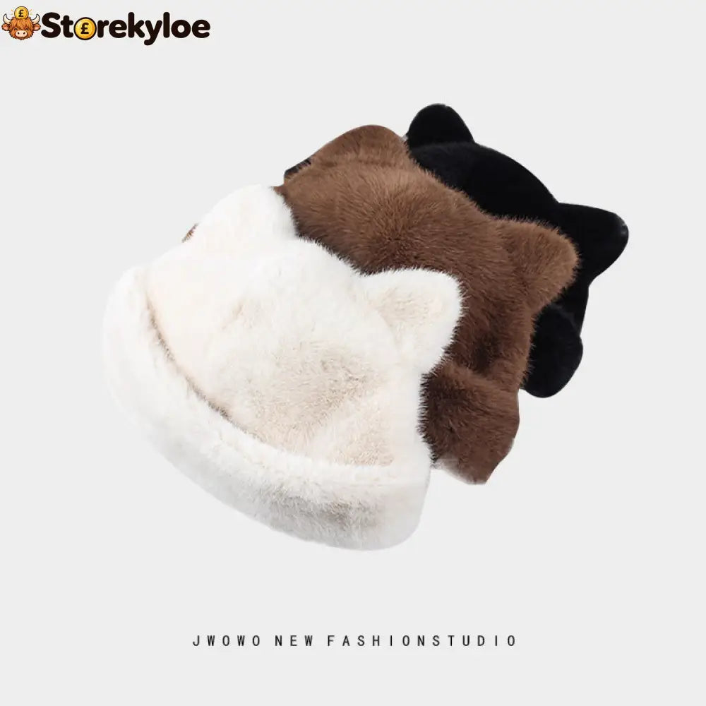 Cat Ear Plush Winter Beanie