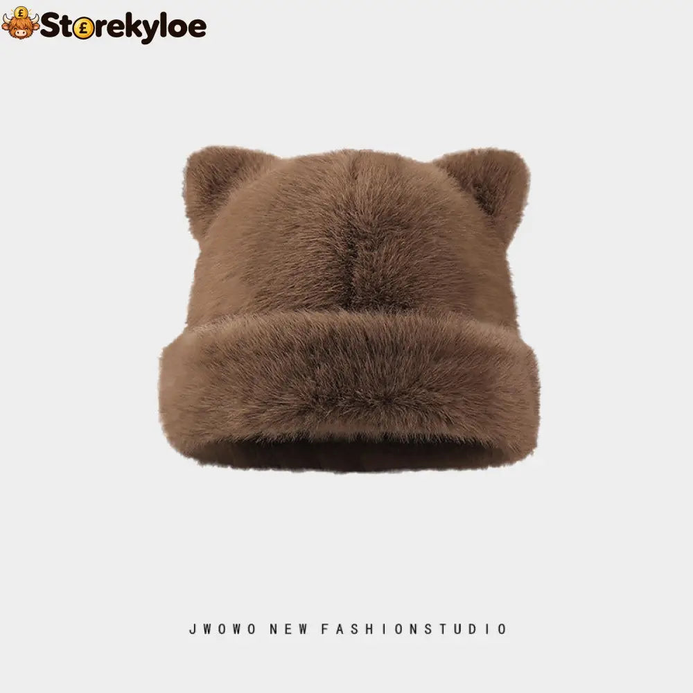 Cat Ear Plush Winter Beanie