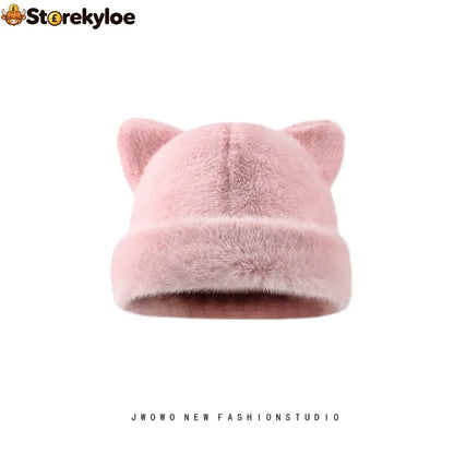 Cat Ear Plush Winter Beanie