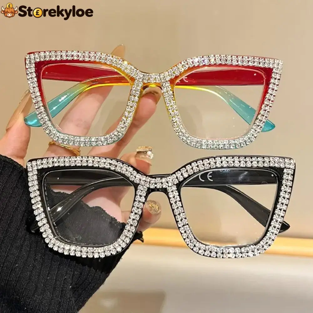 Cat Eye Anti-Blue Light Reading Glasses - Beauty& Health