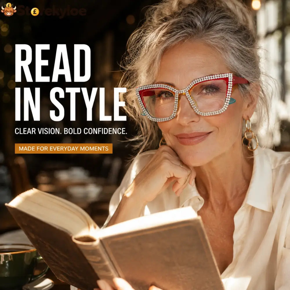 Cat Eye Anti-Blue Light Reading Glasses - Beauty& Health