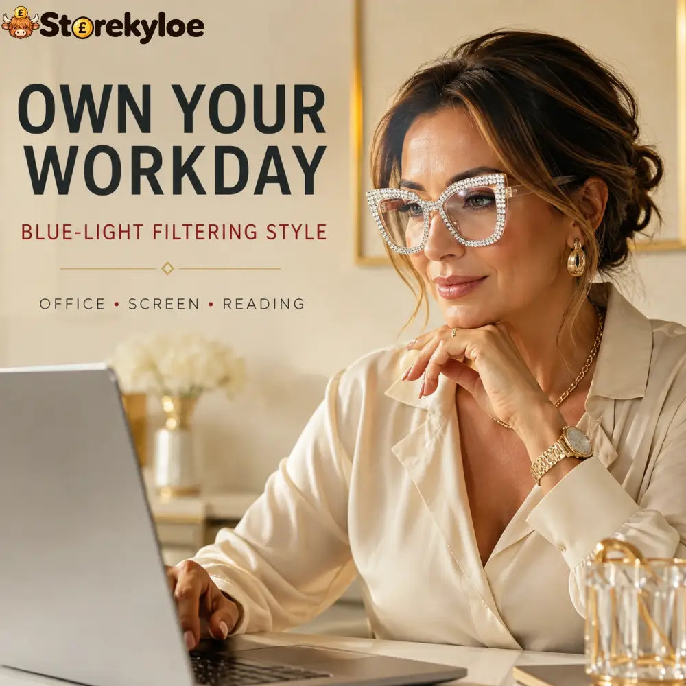 Cat Eye Anti-Blue Light Reading Glasses - Beauty& Health