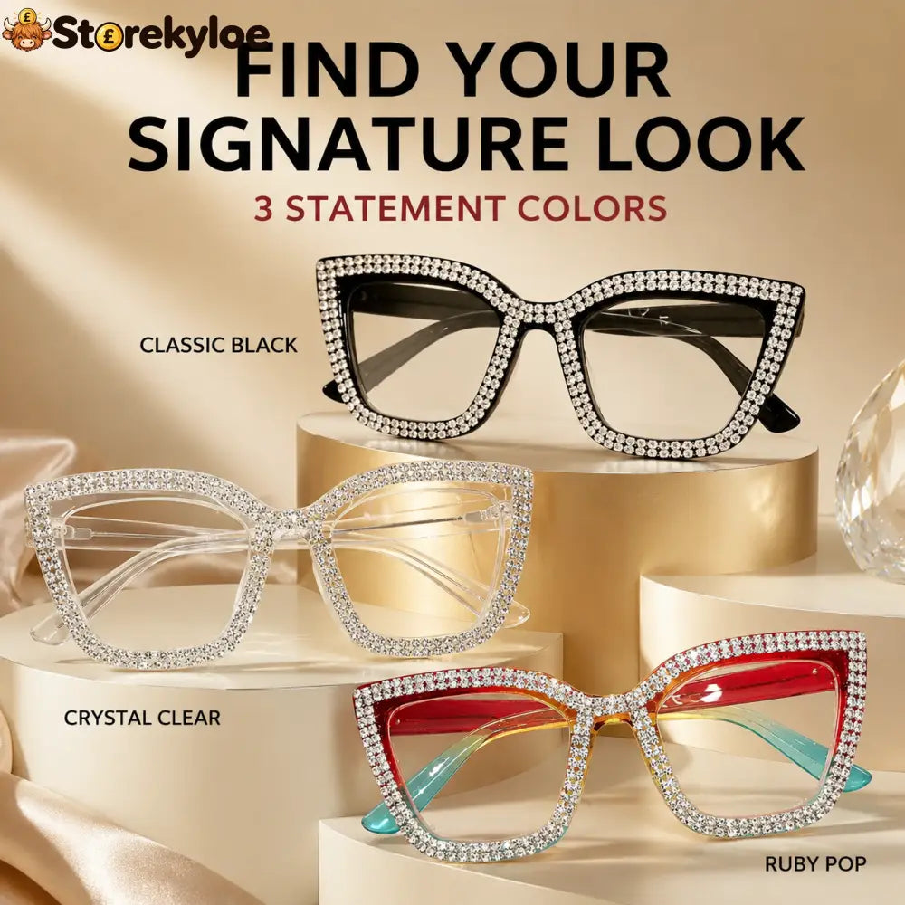 Cat Eye Anti-Blue Light Reading Glasses - Beauty& Health
