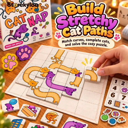 🐱 Cat Nap – Cute Cat Puzzle Board Game for Family Fun & Game Night