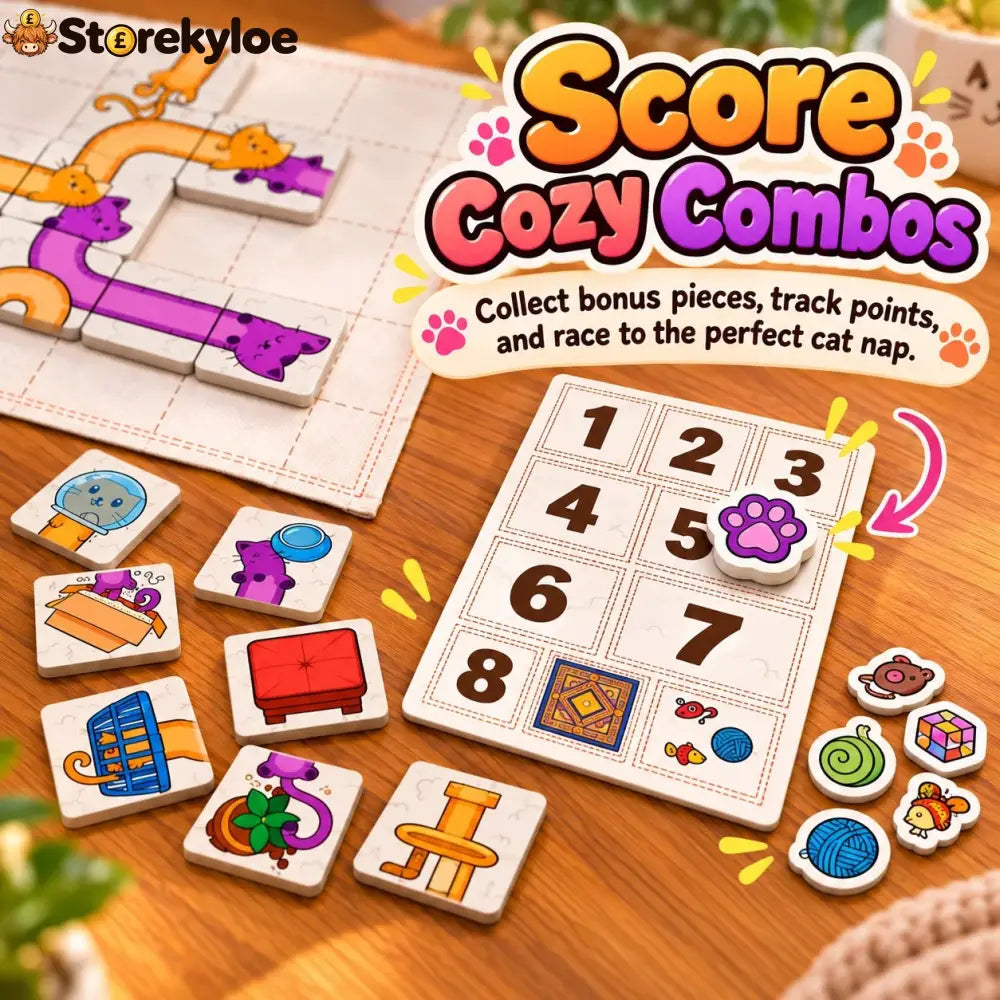 🐱 Cat Nap – Cute Cat Puzzle Board Game for Family Fun & Game Night