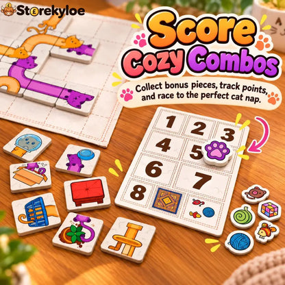 🐱 Cat Nap – Cute Cat Puzzle Board Game for Family Fun & Game Night