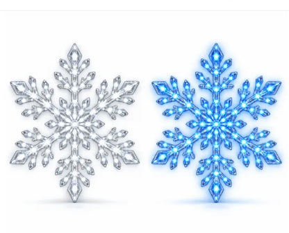 ⏳ Last Day 50% OFF – ❄️ LED Snowflake Wall Lights ✨
