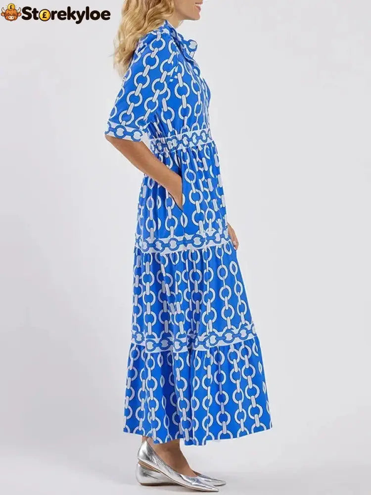 Chain Link Midi Dress