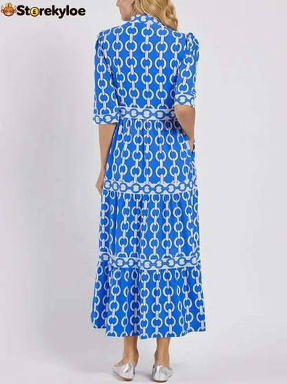 Chain Link Midi Dress