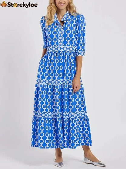 Chain Link Midi Dress