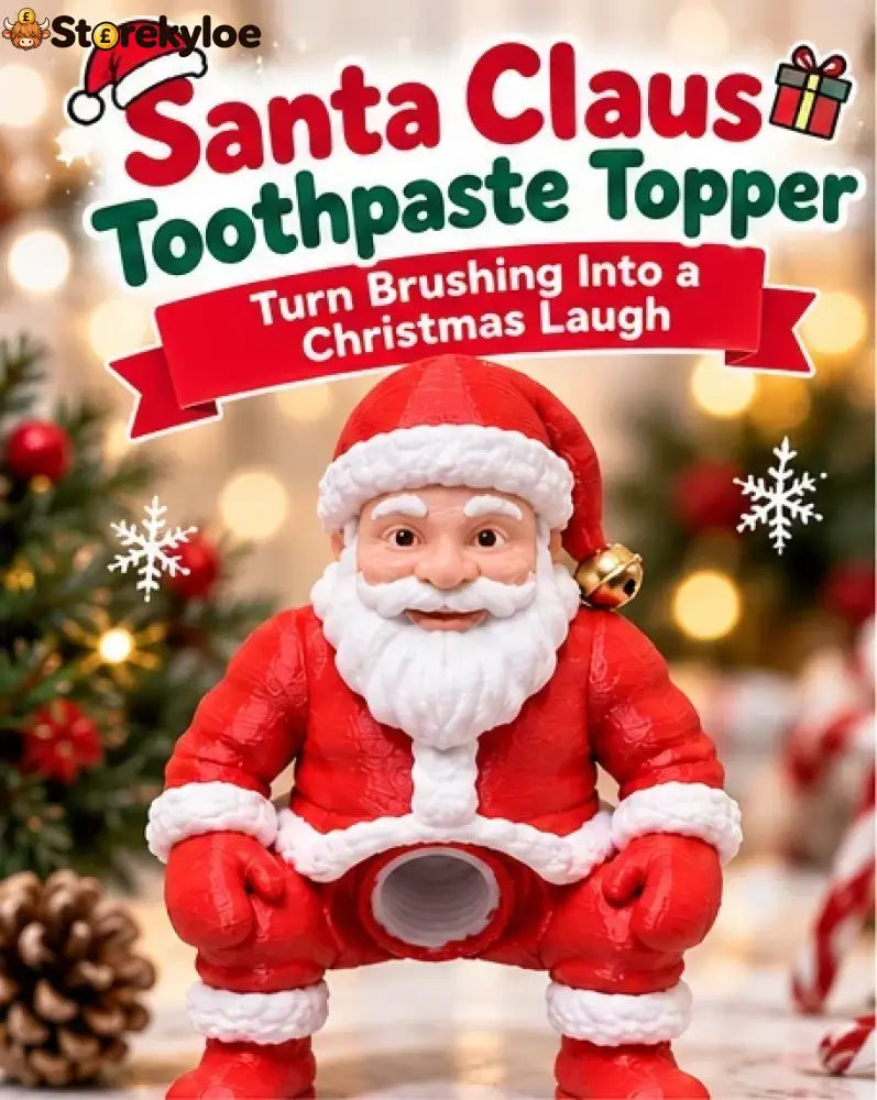 📌🎅Cheek District - Santa Toothpase Dispenser