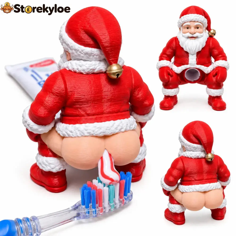 📌🎅Cheek District - Santa Toothpase Dispenser