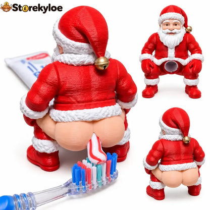 📌🎅Cheek District - Santa Toothpase Dispenser