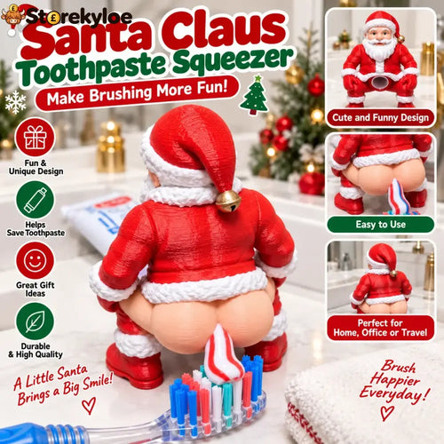 📌🎅Cheek District - Santa Toothpase Dispenser