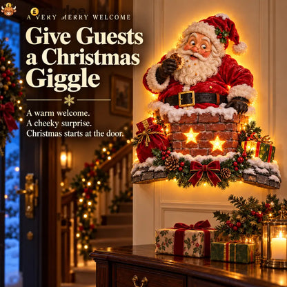 🎅Cheeky Santa Chimney Wall Light✨
