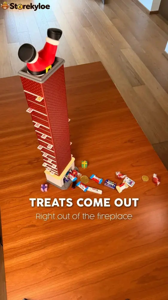 🎅 Chimney Drop Candy Advent Calendar 🍬 25-Day Interactive Christmas Countdown
