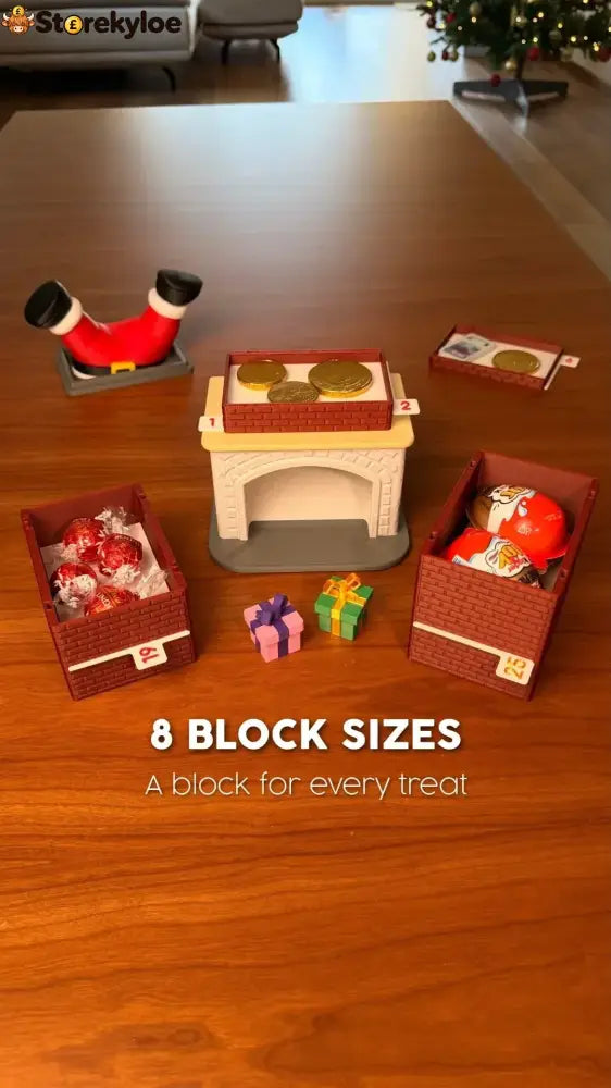 🎅 Chimney Drop Candy Advent Calendar 🍬 25-Day Interactive Christmas Countdown