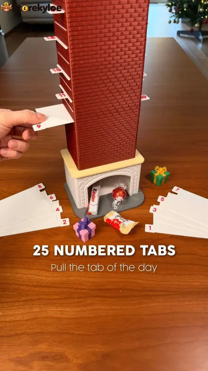 🎅 Chimney Drop Candy Advent Calendar 🍬 25-Day Interactive Christmas Countdown - ⭐ 2 Calendars | Christmas Gift Duo