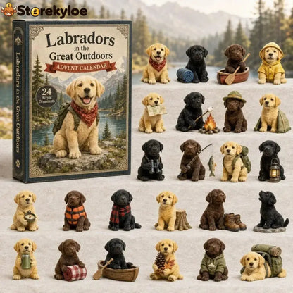 CHRISMAST KICKOFF 48% OFF - 2026 Mountain Forest Backpack Labrador Blind Box - 24-Day Festive Countdown Acrylic Charms