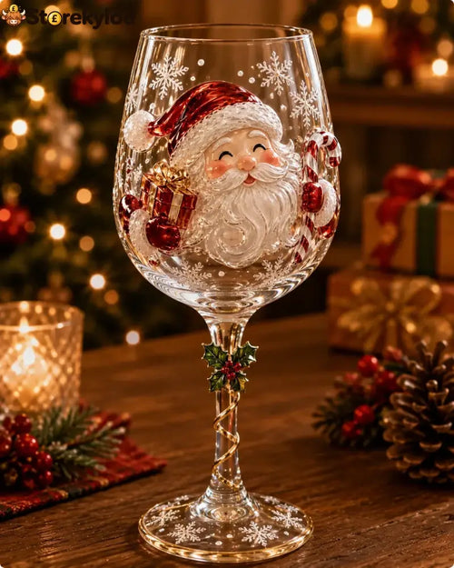 🔥🎁Christmas 3D Wine Glass Collection Gift Box Set✨ - Santa Claus / BUY 1