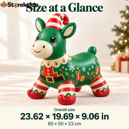 🎄 Christmas Animal Hopper – A Bouncy Ride-On Gift for Kids 🎁