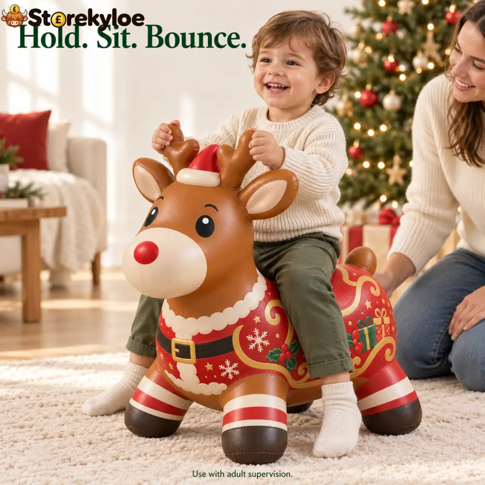 🎄 Christmas Animal Hopper – A Bouncy Ride-On Gift for Kids 🎁