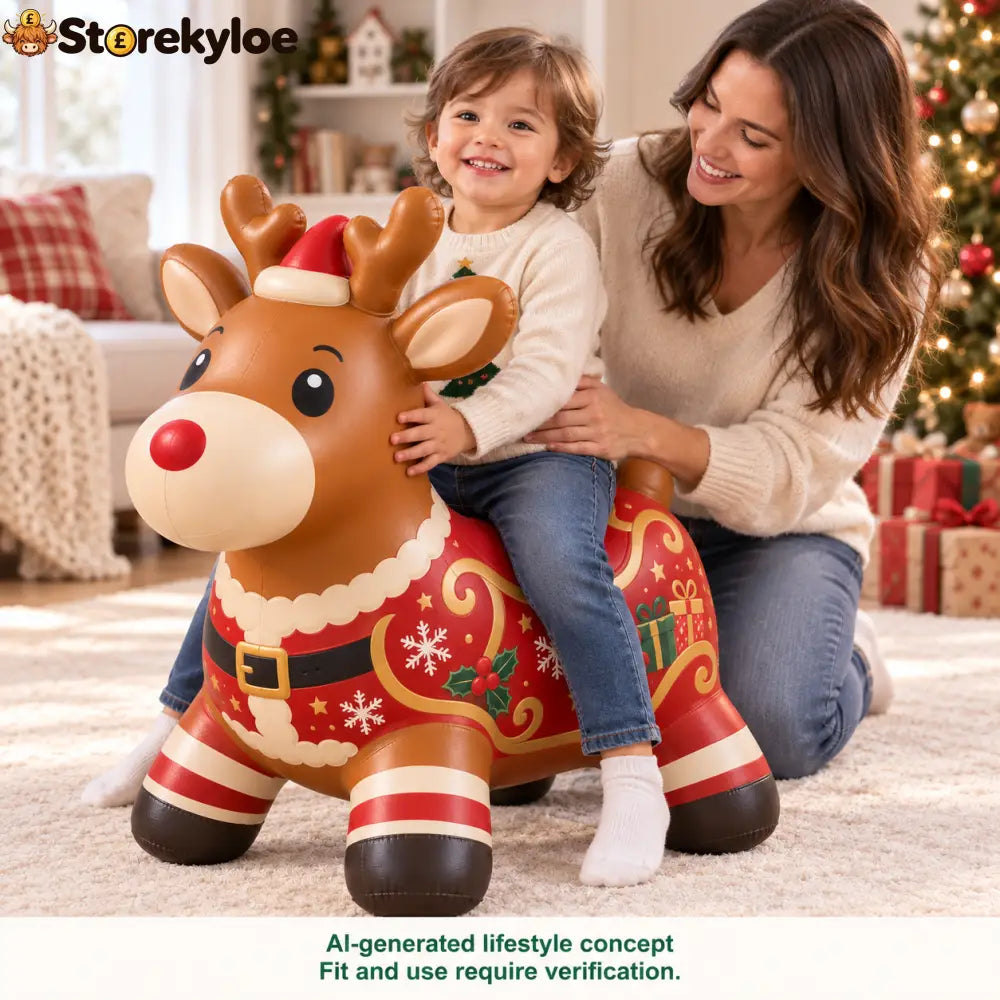 🎄 Christmas Animal Hopper – A Bouncy Ride-On Gift for Kids 🎁
