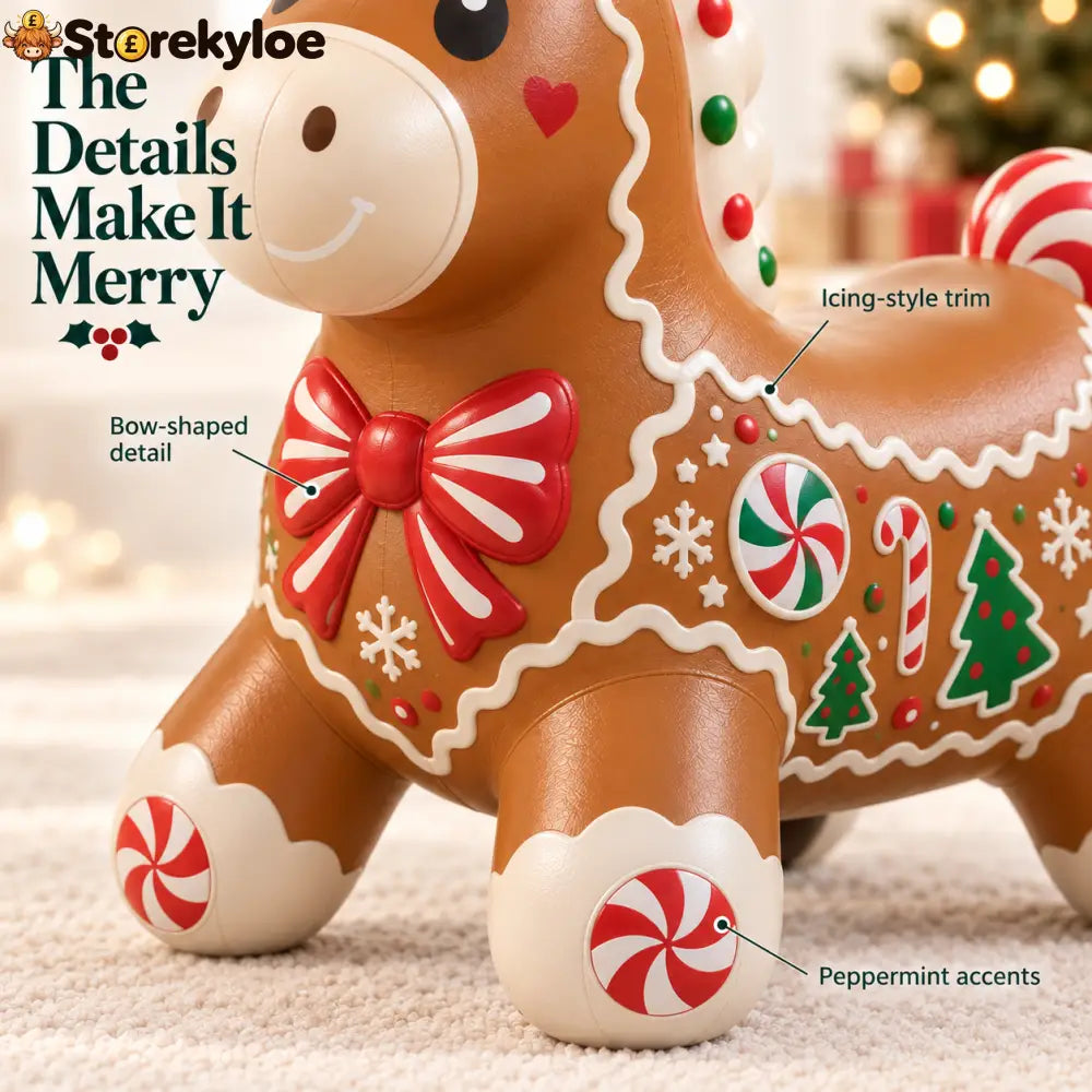 🎄 Christmas Animal Hopper – A Bouncy Ride-On Gift for Kids 🎁