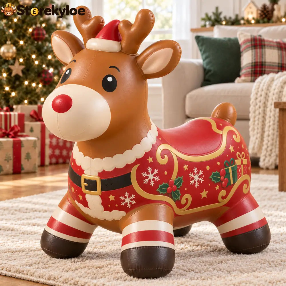 🎄 Christmas Animal Hopper – A Bouncy Ride-On Gift for Kids 🎁