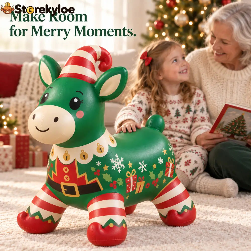 🎄 Christmas Animal Hopper – A Bouncy Ride-On Gift for Kids 🎁