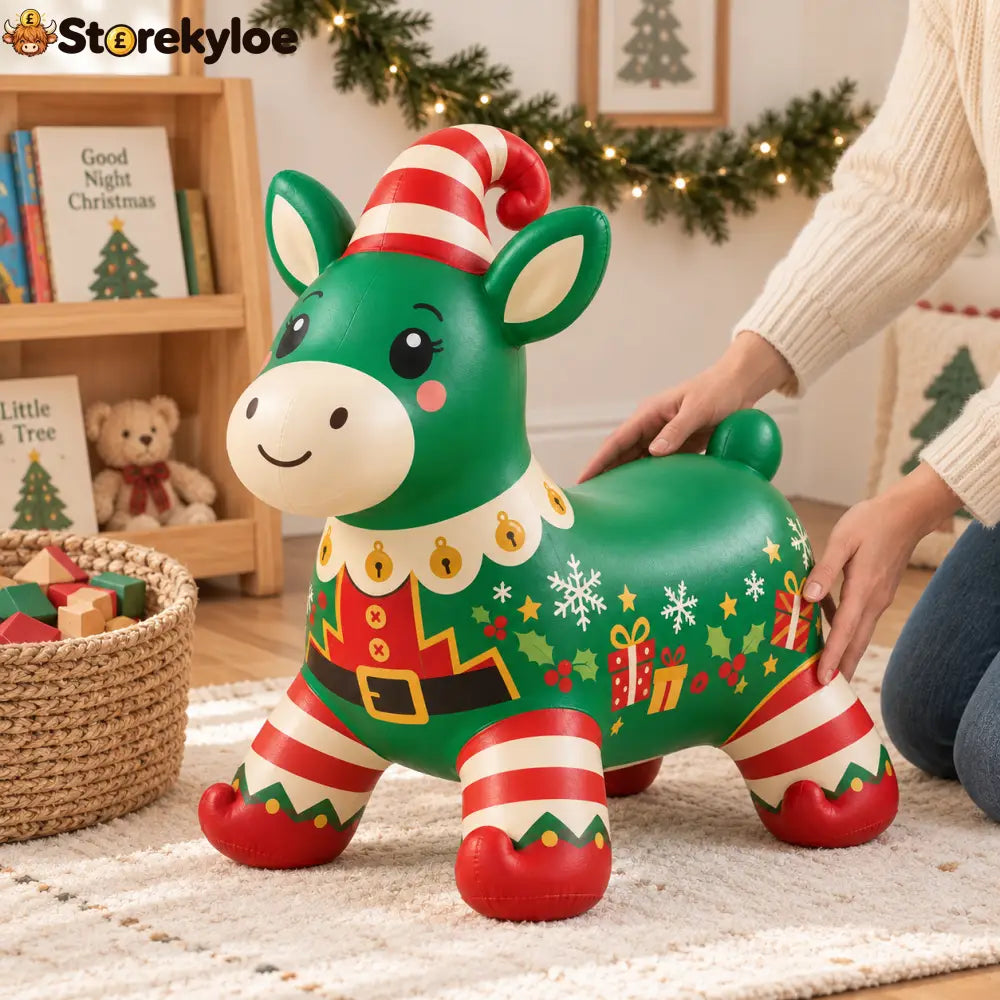🎄 Christmas Animal Hopper – A Bouncy Ride-On Gift for Kids 🎁