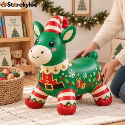 🎄 Christmas Animal Hopper – A Bouncy Ride-On Gift for Kids 🎁