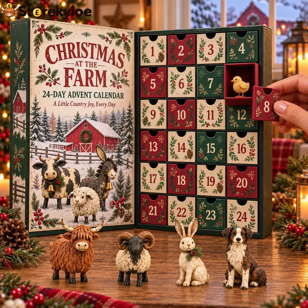 🎄🐓christmas At The Farm, 24-day Farm Animal Advent Calendar